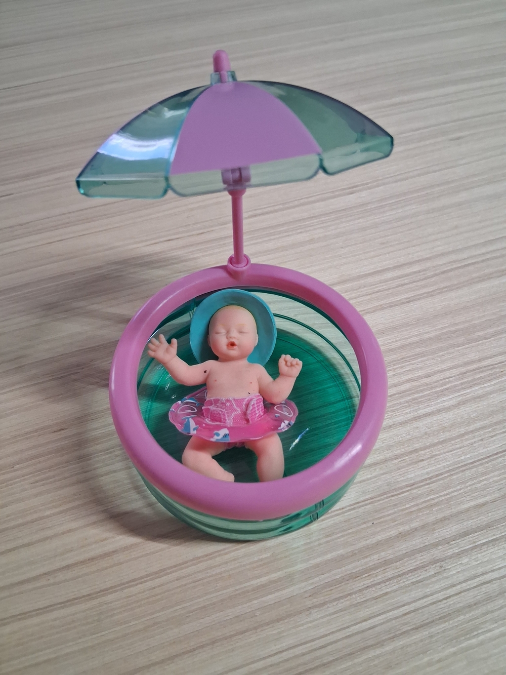 Pink & Teal Baby Doll Pool Playset - Kids Toys